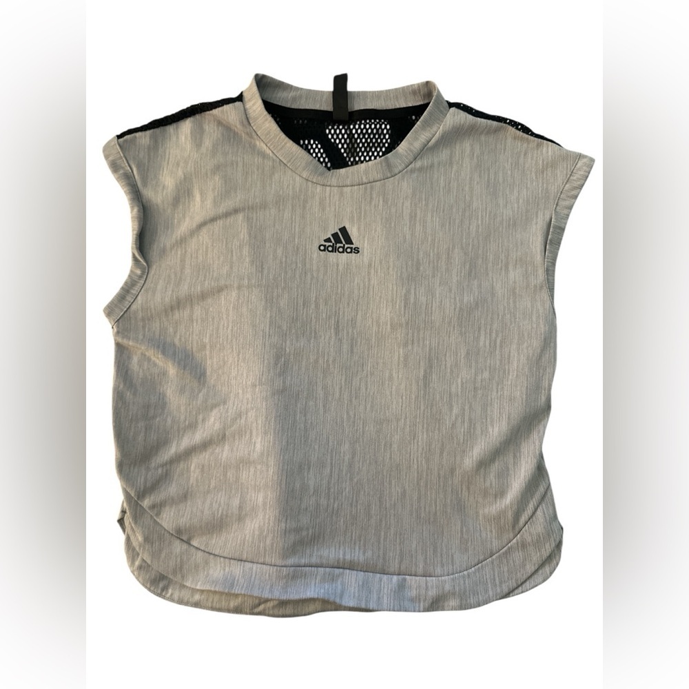 Adidas New York Grey Black Womens Tennis Shirt Climacool